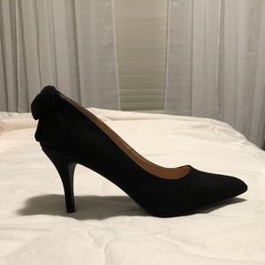 Black Bow Heels